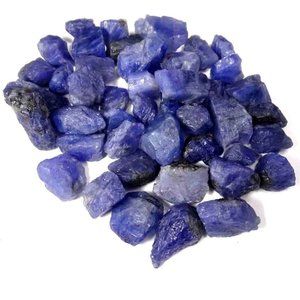 50.00 Cts.100% Natural Tanzanite Rough Cabochon Loose Gemstones for Jewelry Lot